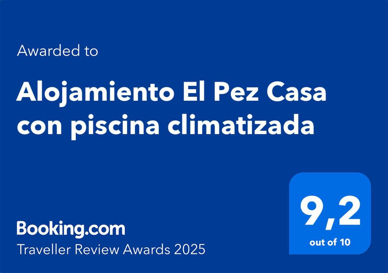 Alojamiento El Pez Casa Con Piscina Climatizada Villafranca de los Caballeros Exterior foto